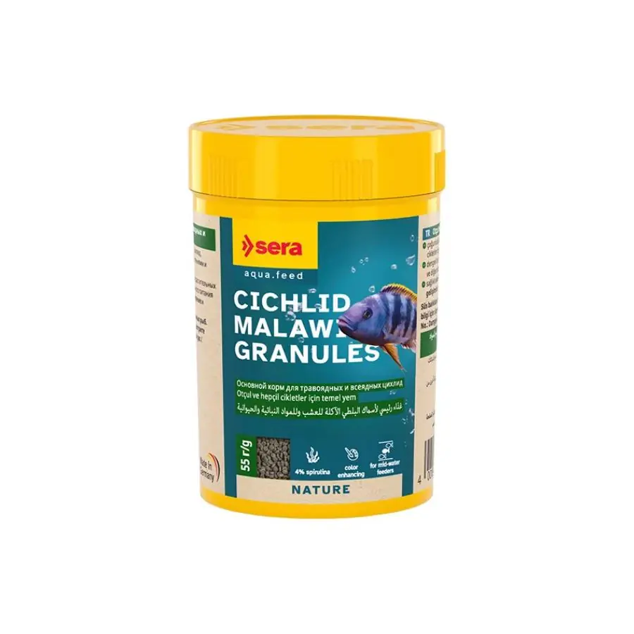 Sera Cichlid Malawi Granules Granül Cichlid Yemi