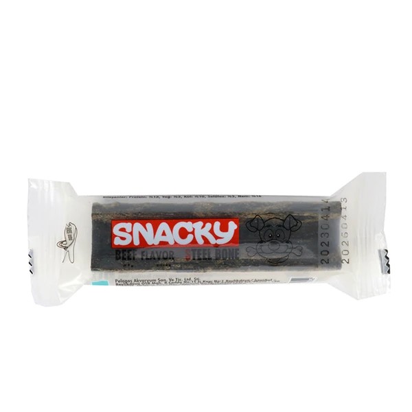 Snacky Mini Biftekli Çiğneme Kemiği Köpek Ödülü