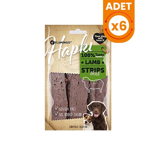 Flamingo Hapki Glutensiz Kuzulu Şerit Köpek Ödül Maması