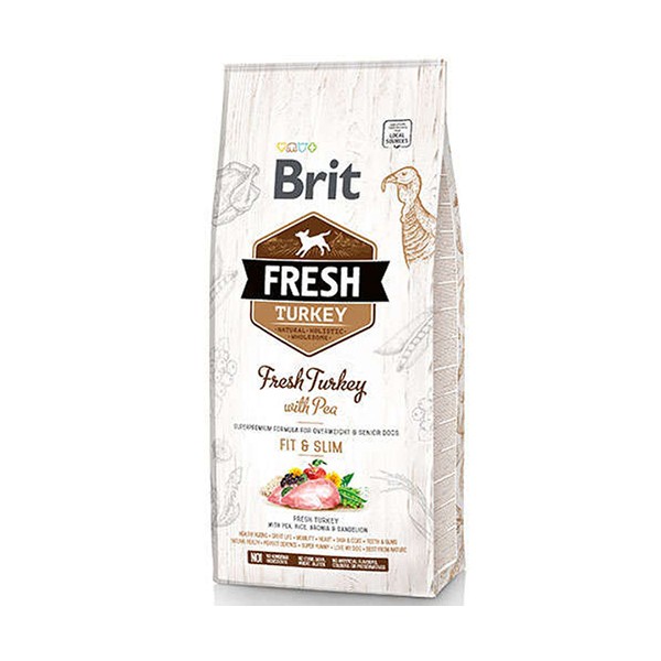 Brit Fresh Hindili ve Bezelyeli Yetişkin Köpek Maması