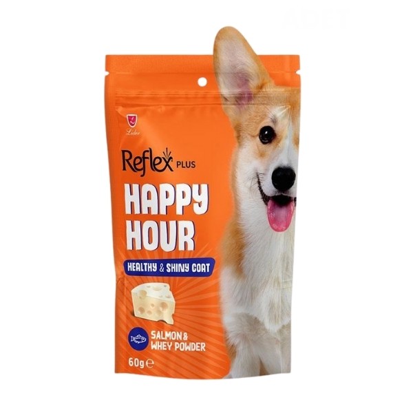 Reflex Plus Happy Hour Sağlıklı ve Parlak Tüyler için Destekleyici Köpek Ödül Maması