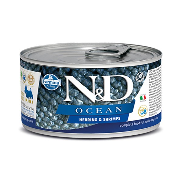 N&D Ocean Ringa Balıklı ve Karidesli Konserve Köpek Maması