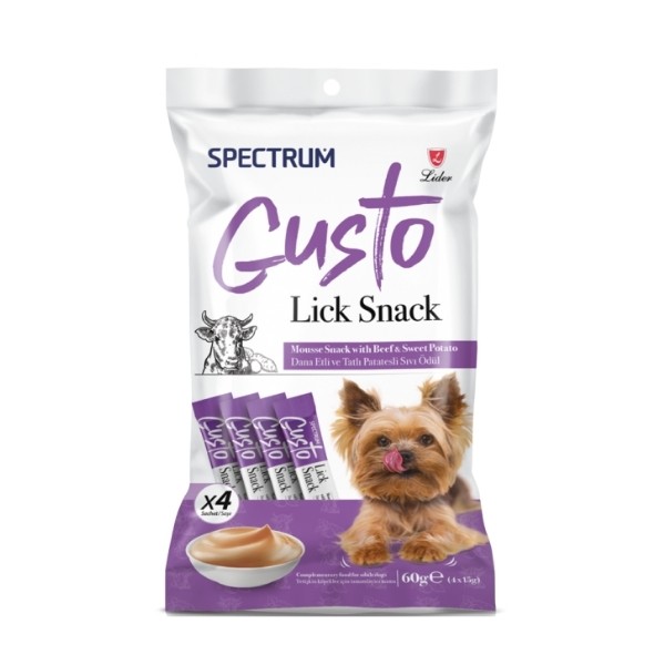 Spectrum Gusto Dana Etli ve Tatlı Patatesli Sıvı Yetişkin Köpek Ödül Maması