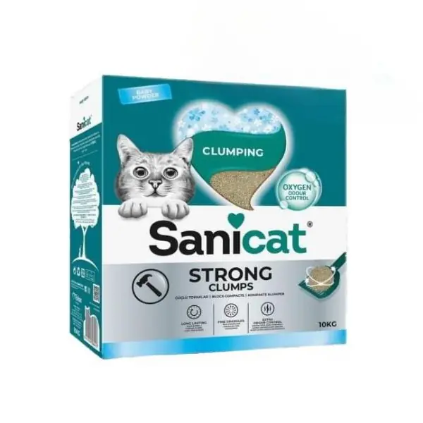 Sanicat Strong Clumps Ekstra Güçlü İnce Taneli Kedi Kumu