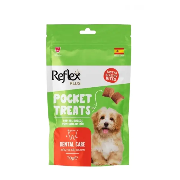 Reflex Plus Pocket Treats Ağız ve Diş Sağlığı için Köpek Ödül Maması