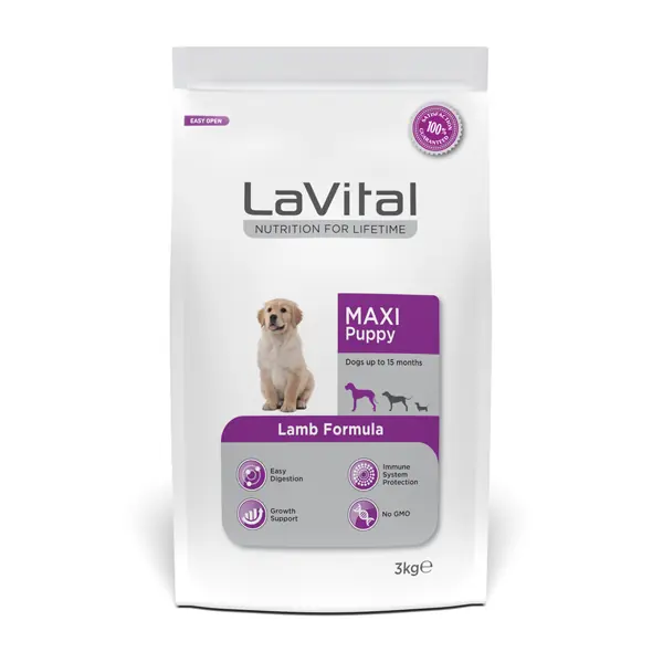 Lavital Büyük Irk Kuzu Etli Yavru Köpek Maması