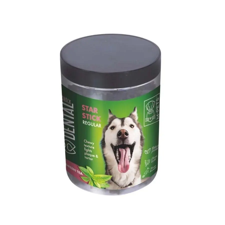M-Pets Star Stick Yeşil Çaylı Diş Sağlığı Destekleyici Orta ve Büyük Irk Köpek Ödülü