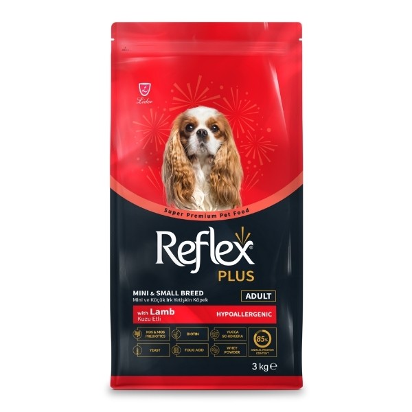 Reflex Plus Kuzu Etli Mini ve Küçük Irk Yetişkin Köpek Maması