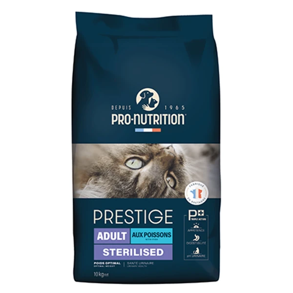 Pro Nutrition Prestige Adult Sterilised Somonlu ve Morina Balıklı Kısırlaştırılmış Yetişkin Kedi Maması - 10 Kg