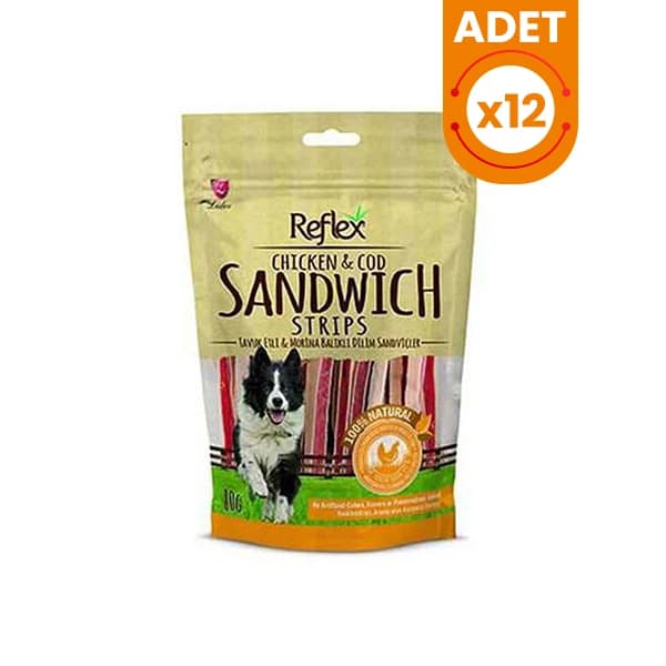 Reflex Tavuklu ve Morina Balıklı Sandviç Köpek Ödül Maması