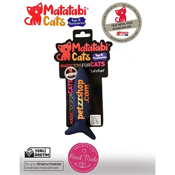Matatabi Cats Jr Fish Balık Şekilli Kedi Oyuncağı