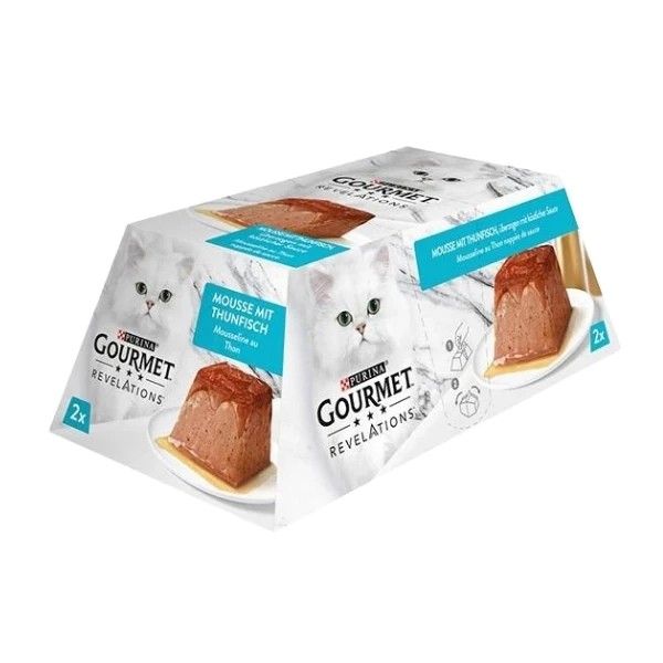 Gourmet Revelations Ton Balıklı Yetişkin Konserve Kedi Maması