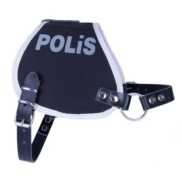 Doggie Görevli Köpek Polis Üniforma Köpek Göğüs Tasması