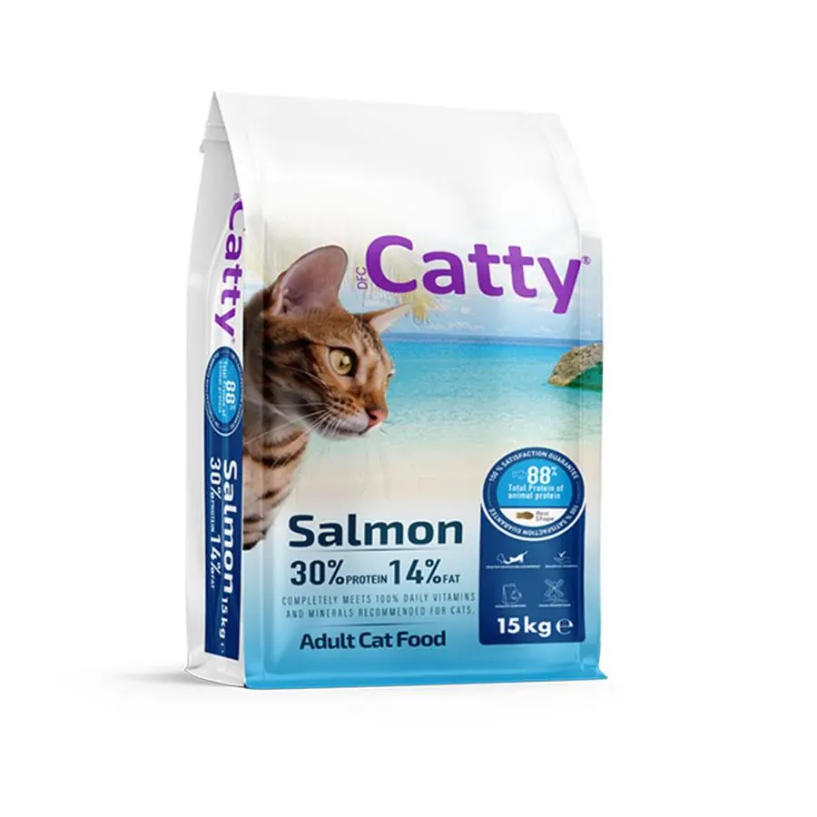 Catty Somonlu Yetişkin Kedi Maması