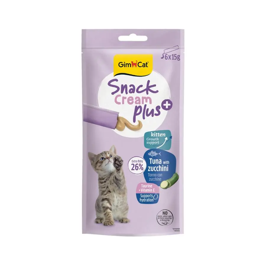 Gimcat Snack Cream Kitten Ton Balıklı & Kabaklı Kedi Ödülü