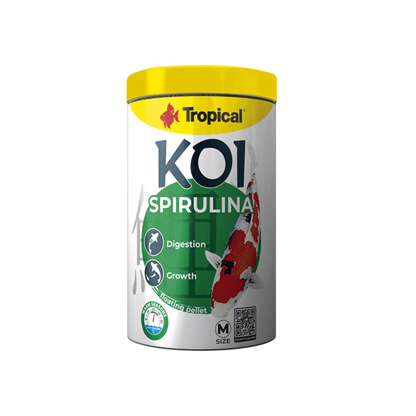 Tropical Spırulına Pellet Koi Balıkları için Spırulına Katkılı Pellet Balık Yemi