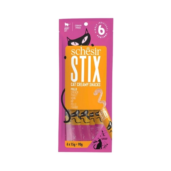 Schesir Cat Stick Tavuklu Sıvı Kedi Ödül Maması