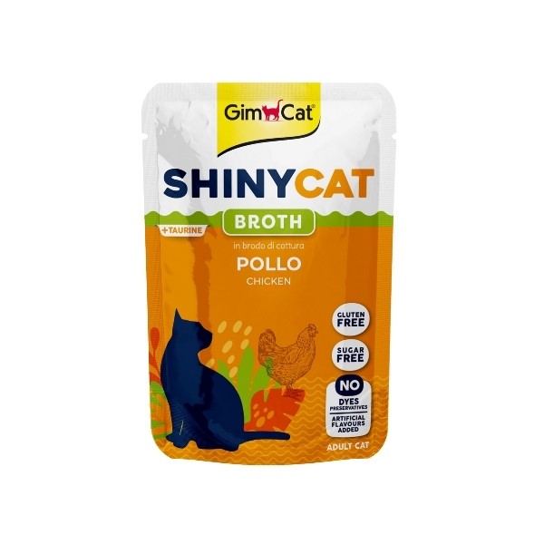 Gimcat Shinycat Sos İçinde Tavuklu Pouch Yetişkin Konserve Kedi Maması