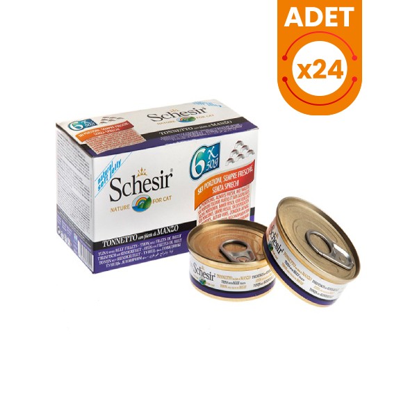 Schesir Multipack Biftekli Konserve Kedi Maması