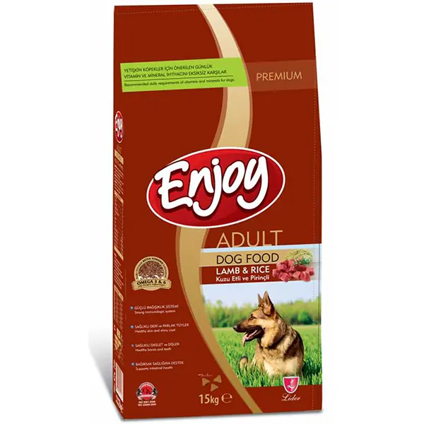 Enjoy Kuzulu ve Pirinçli Yetişkin Köpek Maması