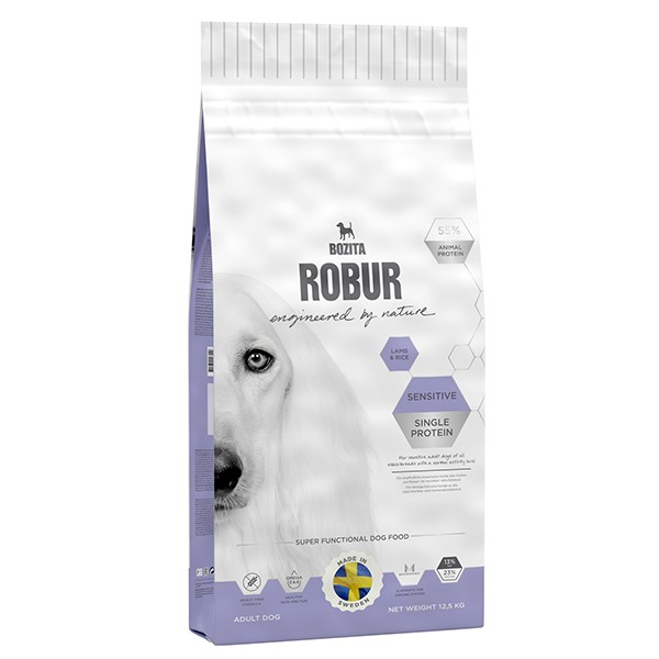 Bozita Robur Sensitive Single Protein Kuzu ve Pirinçli Hassas Tahılsız Köpek Maması