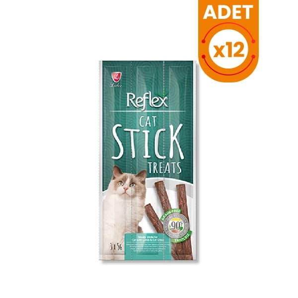 Reflex Stick Kuzu Etli Kedi Ödül Maması