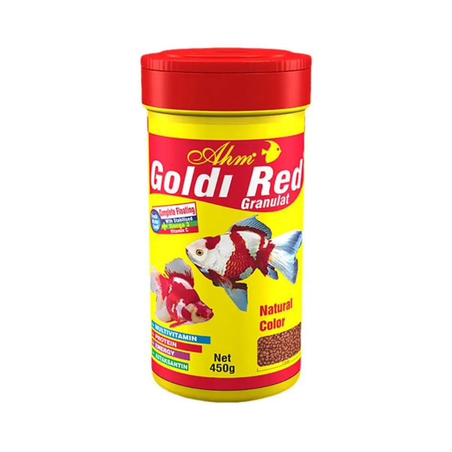 Ahm Goldi Red Granulat Balık Yemi