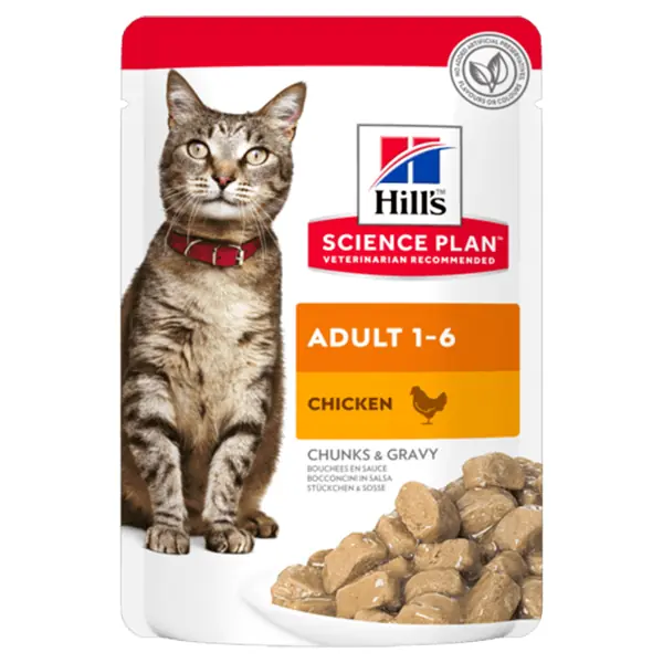 Hills Adult Tavuklu Pouch Yetişkin Konserve Kedi Maması