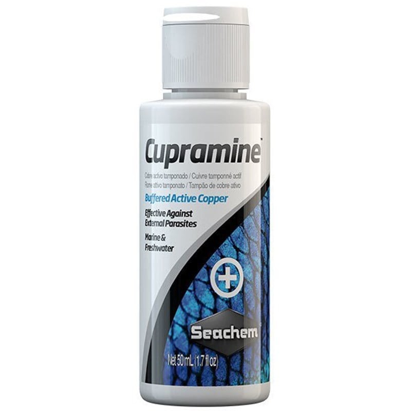 Seachem Cupramine Antibakteriyel Dış Parazit Losyonu