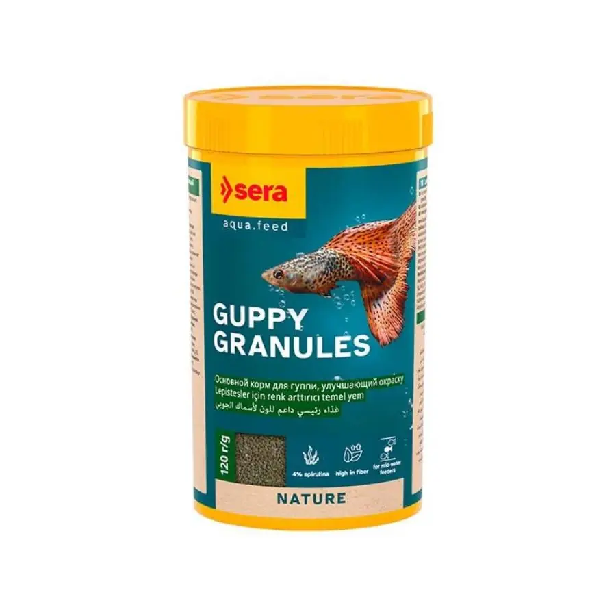 Sera Guppy Granules Lepistes Balığı Yemi