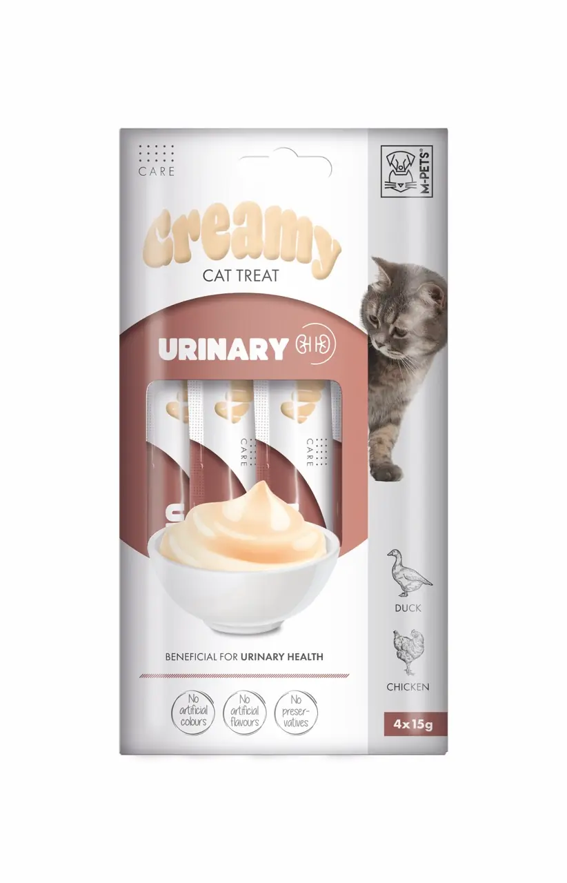 M-Pets Tavuk ve Ördek Etli Üriner Sistem Destekleyici Sıvı Kedi Ödül Maması