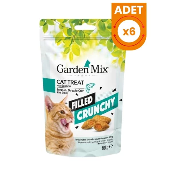 Garden Mix Somonlu İçi Dolgulu Kedi Ödül Maması