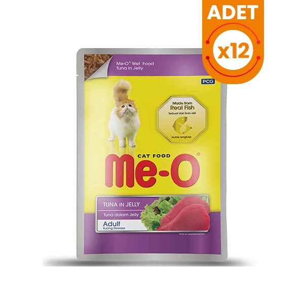 Meo Adult Jöle Ton Balıklı Yetişkin Pouch Kedi Maması