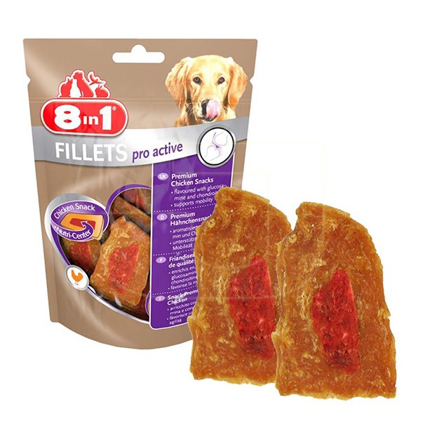 8in1 Fillets Pro Active Eklem Sağlığı İçin Köpek Ödül Maması