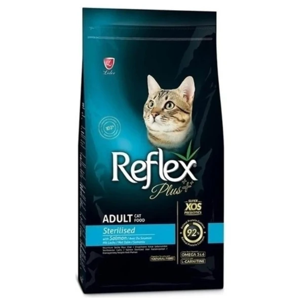 Reflex Plus Adult Somonlu Kısırlaştırılmış Kedi Maması - 1.5+500 Gr Hediyeli