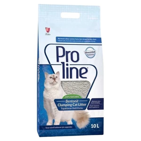 Proline Kokusuz İnce Taneli Topaklanan Bentonit Kedi Kumu