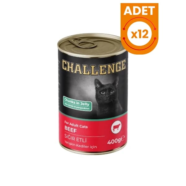 Challenge Sığır Etli Yetişkin Konserve Kedi Maması