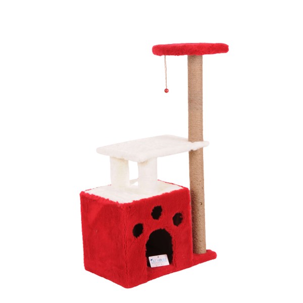 Cat Hause S02 Yuvalı Kedi Tırmalama Evi