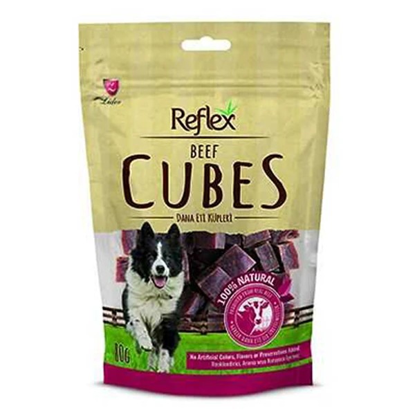 Reflex Beef Cube Biftek Küp Doğal Köpek Ödül Maması