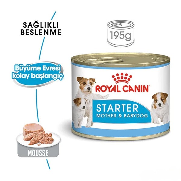 Royal Canin Starter Mousse Yavru Konserve Köpek Maması