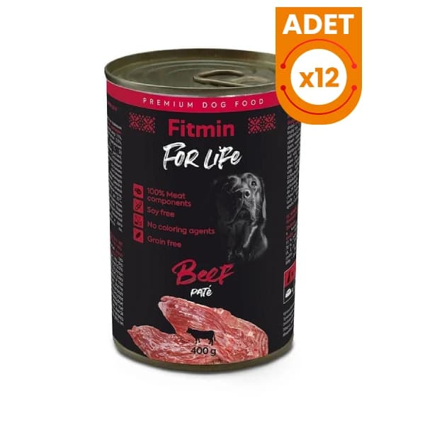 Fitmin For Life Biftekli Pate Yetişkin Konserve Köpek Maması