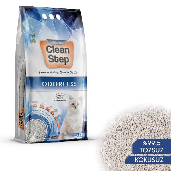 Jadawa Clean Step Odorless Topaklanan Kokusuz Doğal Kedi Kumu