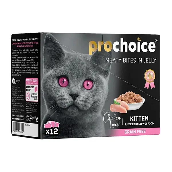 Pro Choice Tavuk ve Cigerli Family Pack Yavru Konserve Kedi Maması