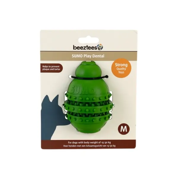 Beeztees Sumo Dental Ödül Hazneli Kauçuk Köpek Çiğneme Oyuncağı