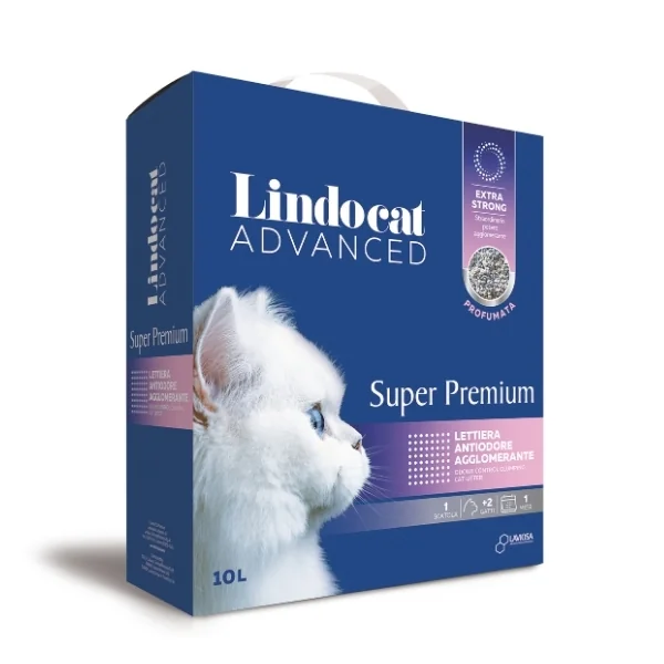 Lindocat Super Premium Pudra Kokulu Extra Güçlü Topaklanan Kedi Kumu