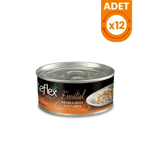 Reflex Plus Tavuk ve Balkabaklı Yetişkin Konserve Kedi Maması