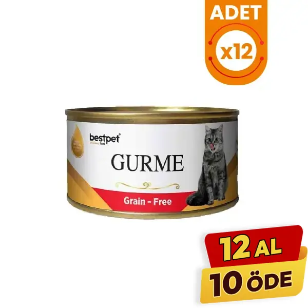 Bestpet Gurme Jöleli Kuzu Etli Yetişkin Konserve Kedi Maması