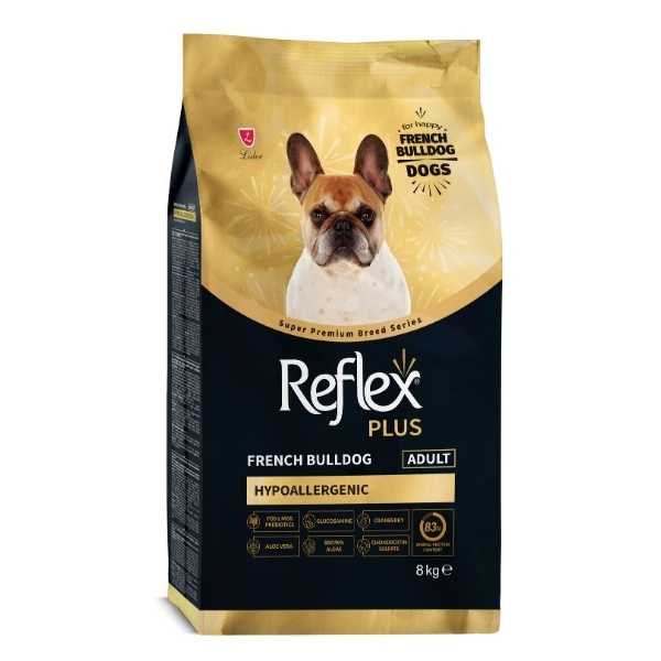 Reflex Plus French Bulldog Hypoallergenic Tavuklu Yetişkin Köpek Maması