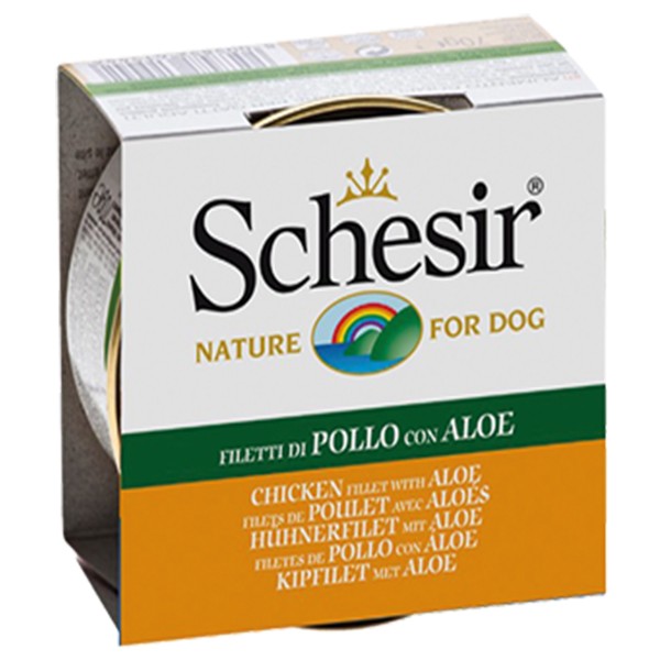 Schesir Aloevera ve Tavuklu Jöleli Konserve Köpek Maması