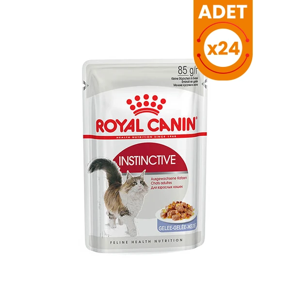 Royal Canin İnstınctive Jelly Pouch Konserve Kedi Maması - 24 Adet 85 Gr
